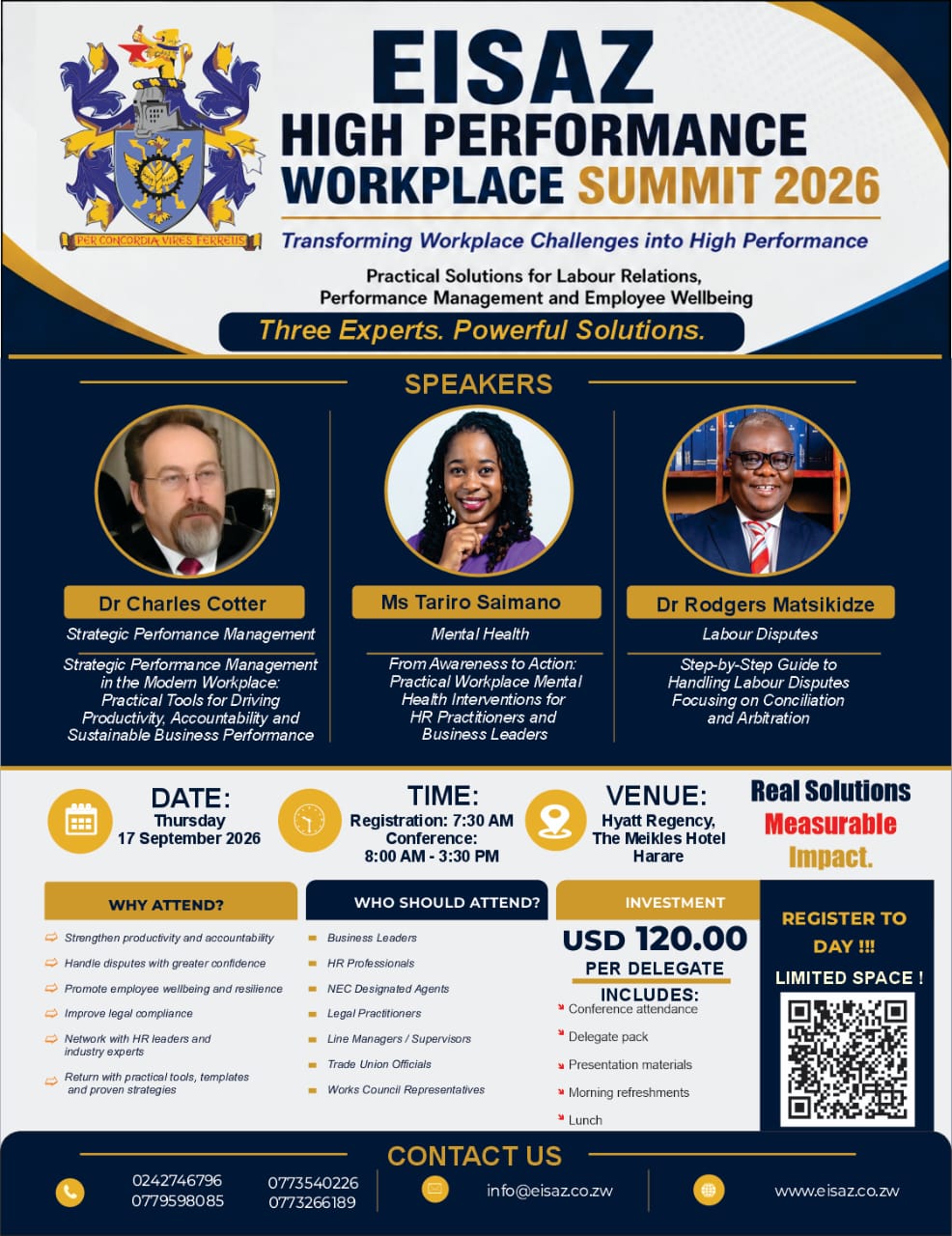 Engineering Iron and Steel Association of Zimbabwe Facebook ad: Workplace Summit 2026