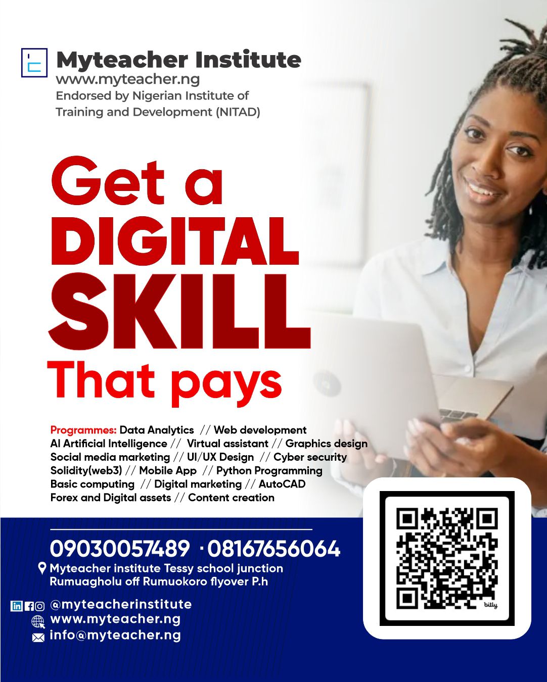 Myteacher Institute Facebook ad