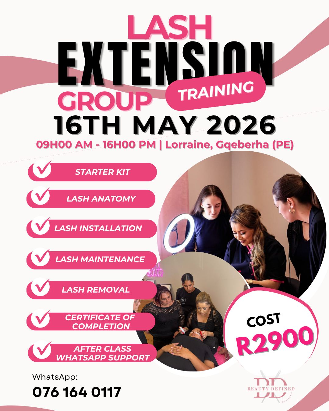 Beauty Defined By Cindy G Facebook ad: Ready to turn lashes into a career?