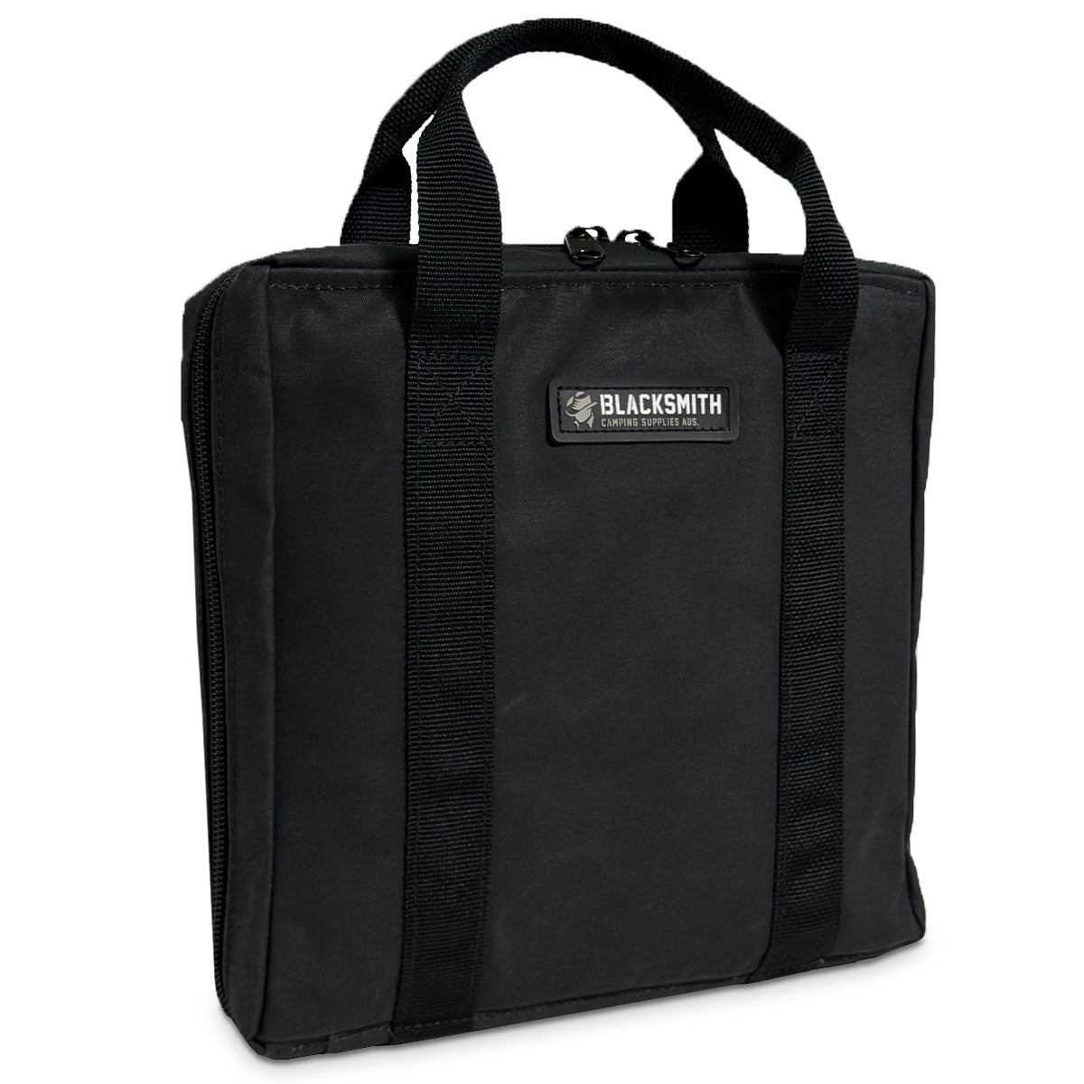 Blacksmith Camping Supplies Facebook ad: Aussie Made Canvas Bags for Camping & 4wd.