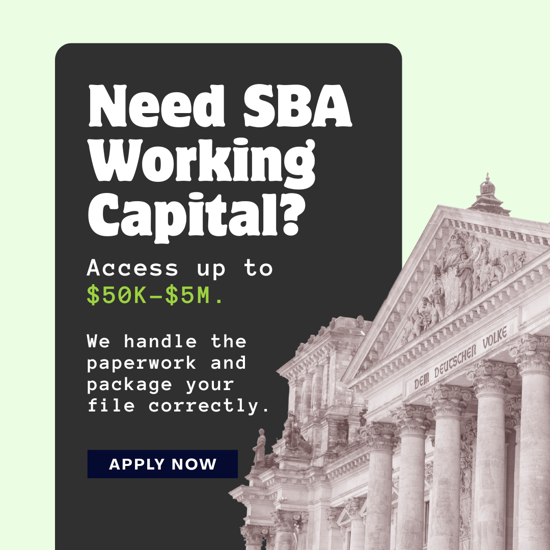 Berkman Financial Facebook ad: SBA Loans 50K-5M