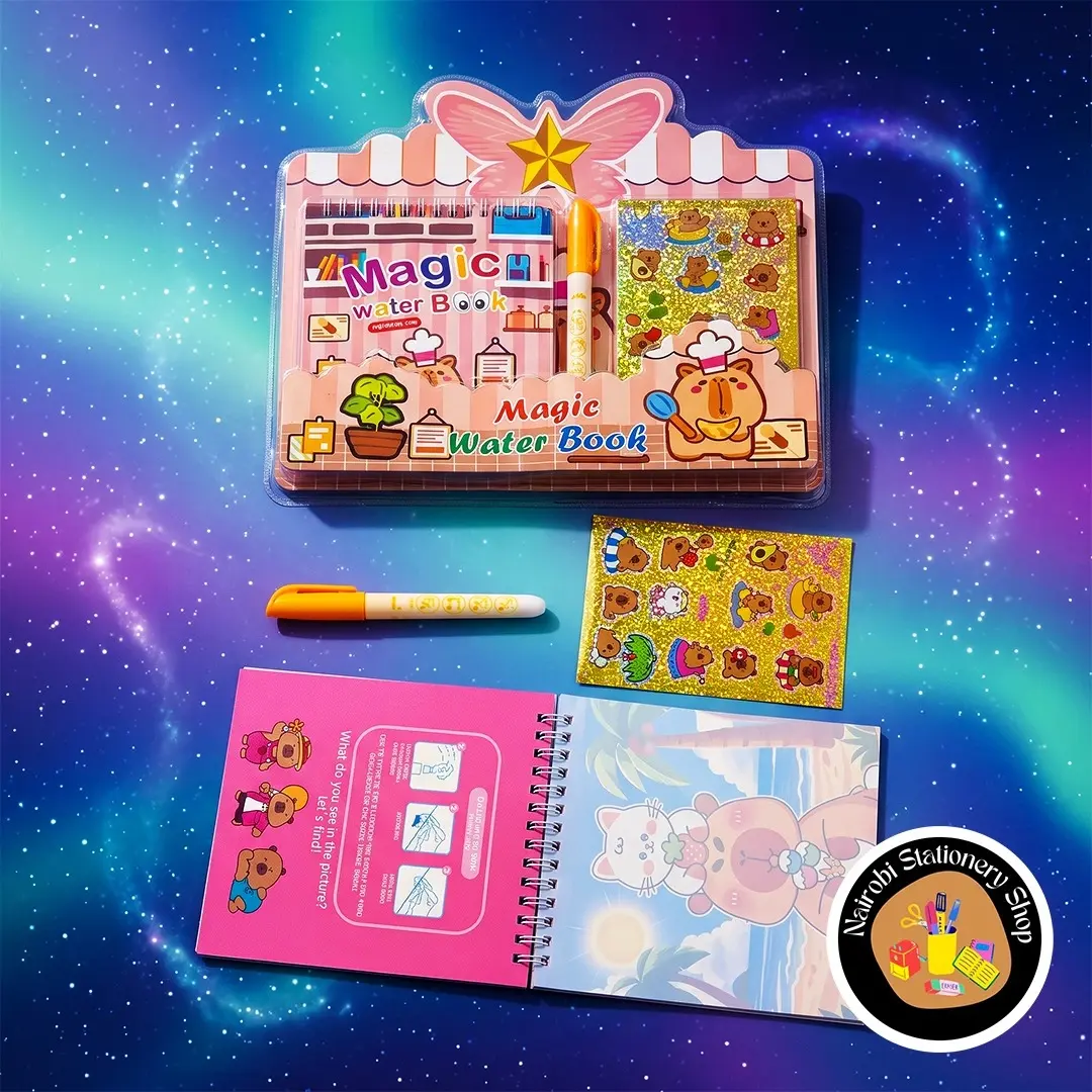 Nairobi Stationery Shop Facebook ad: Magic Water Book set