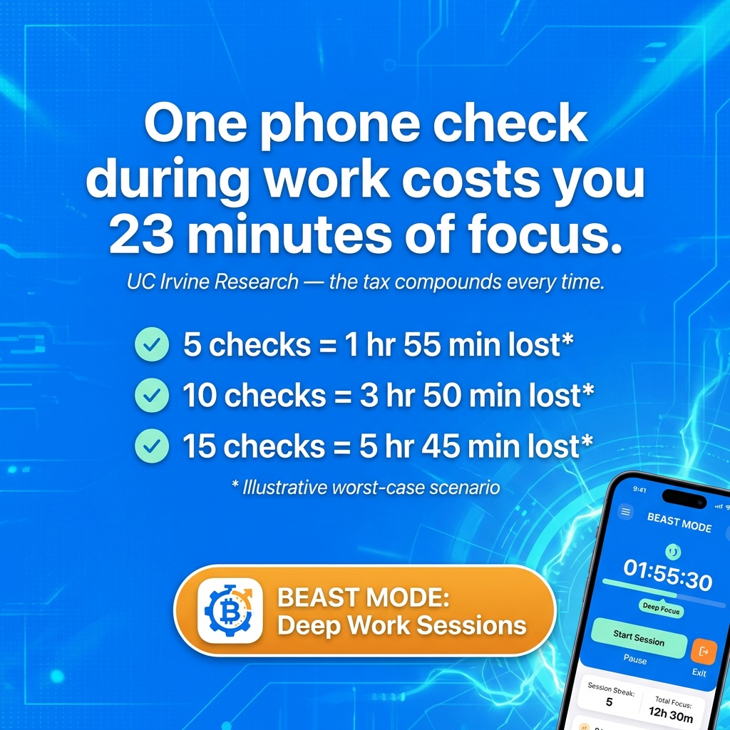 BePresent - Screen Time Control Facebook ad: Take Back Your Time