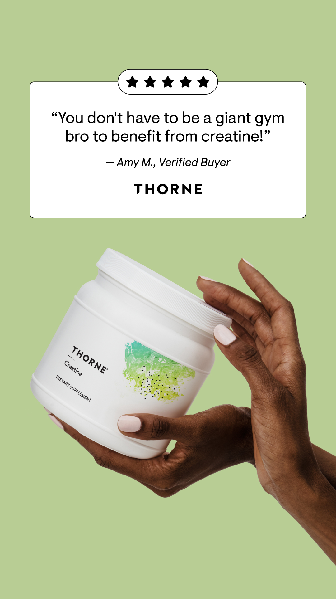 Thorne Facebook ad