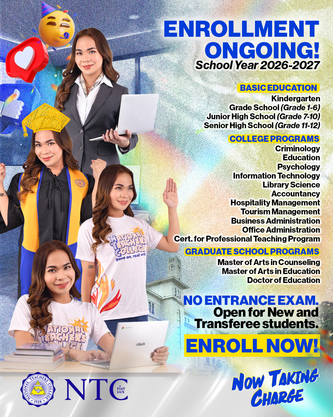 National Teachers College Facebook ad
