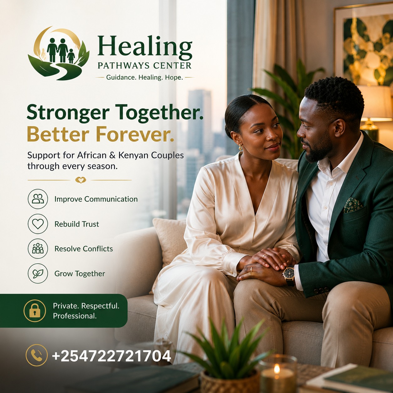 Healing Pathways Center For Relationship and personal life challenges Facebook ad: Exclusive Relationship & Marriage Counseling for Modern…