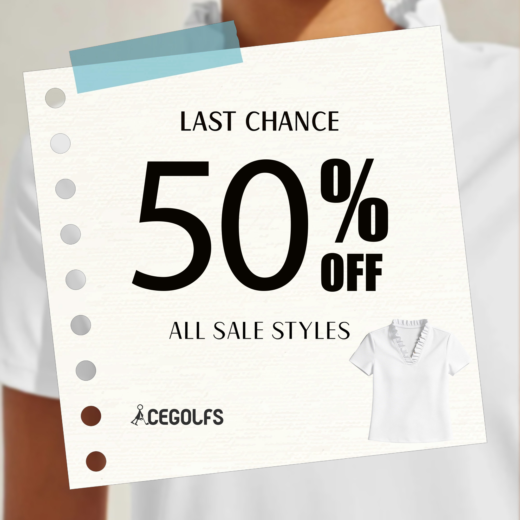 Acegolfs Facebook ad