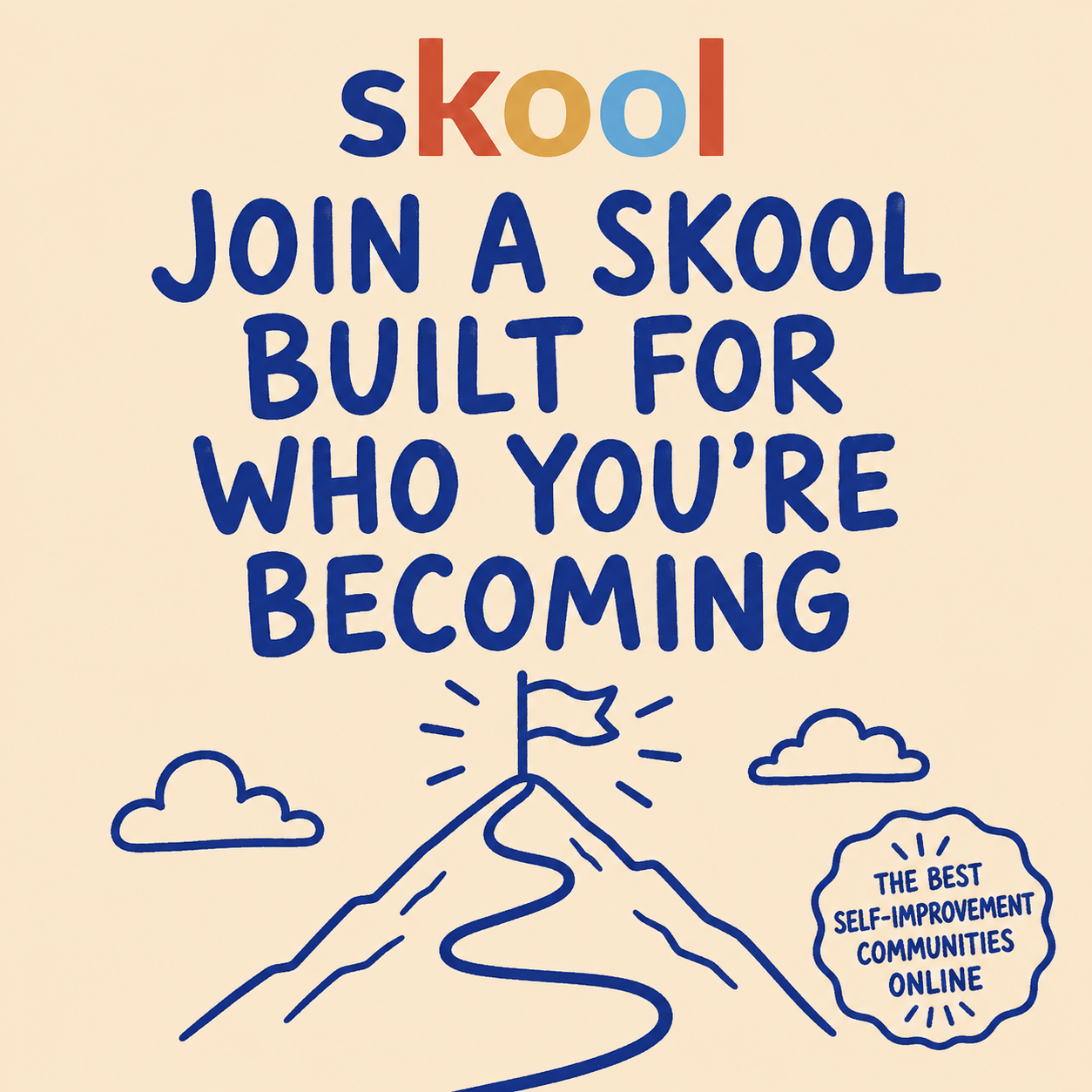 Skool Facebook ad