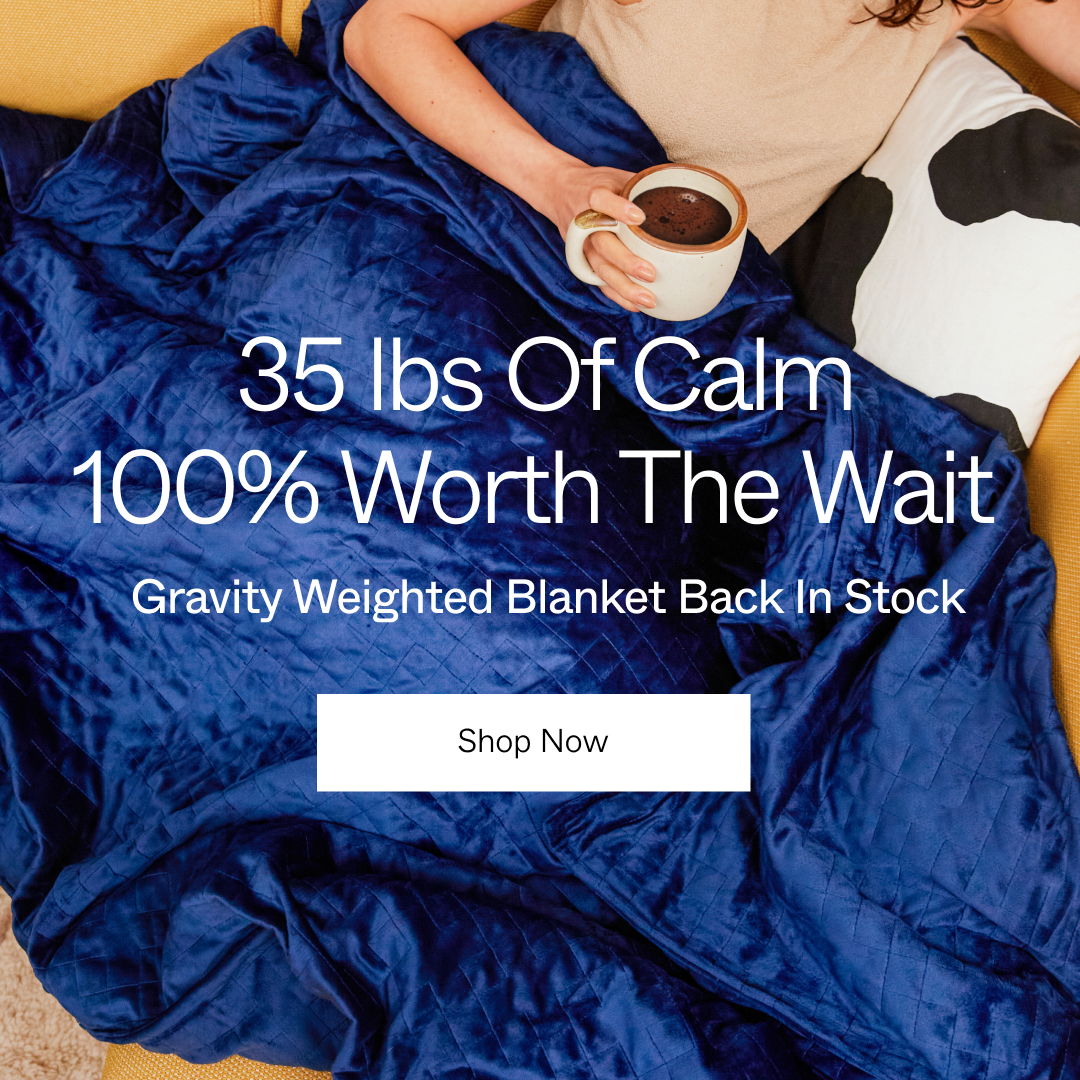 Gravity Blanket Facebook ad