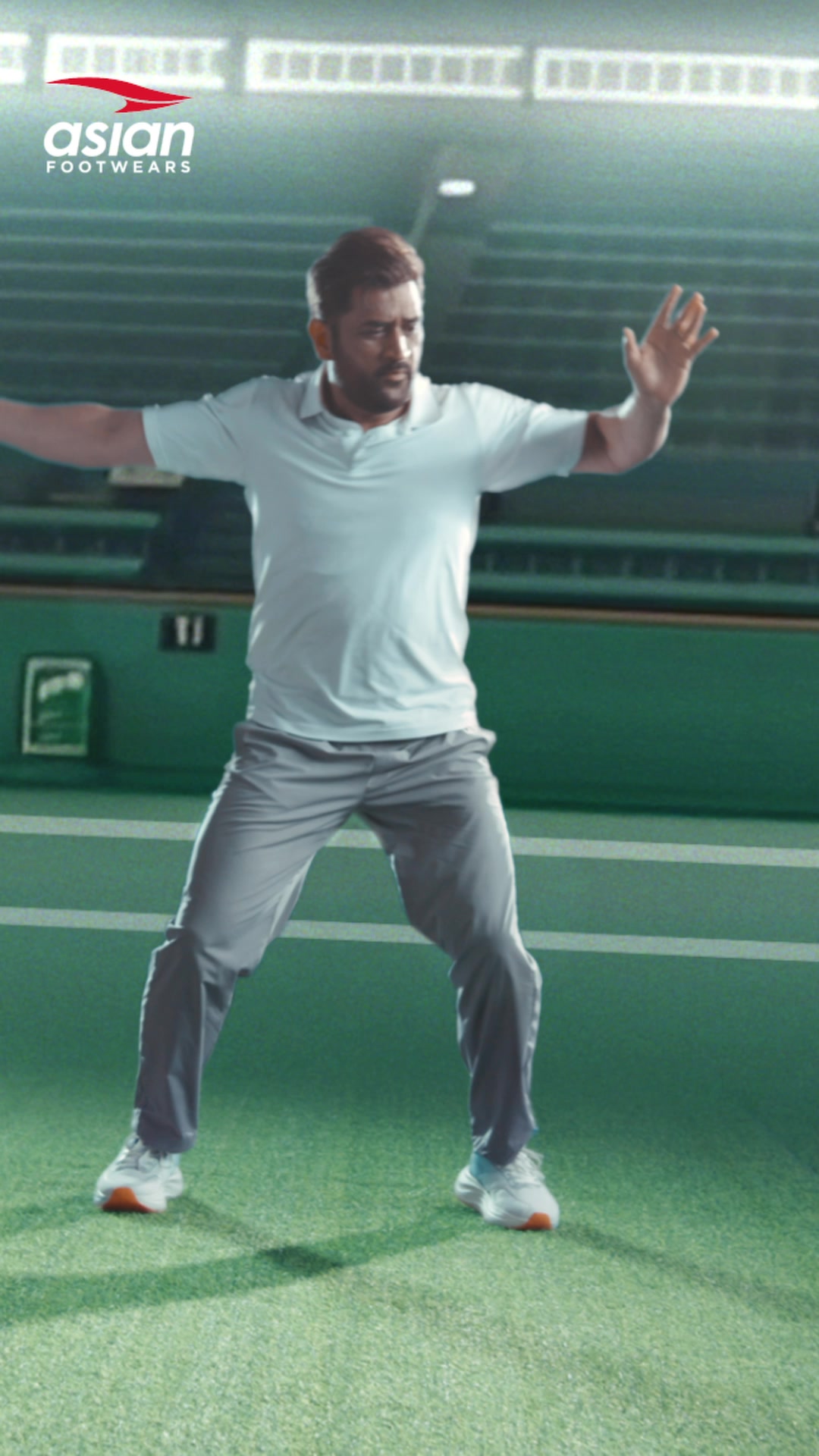 Asian Sports Facebook ad: Asian Footwear x MS Dhoni