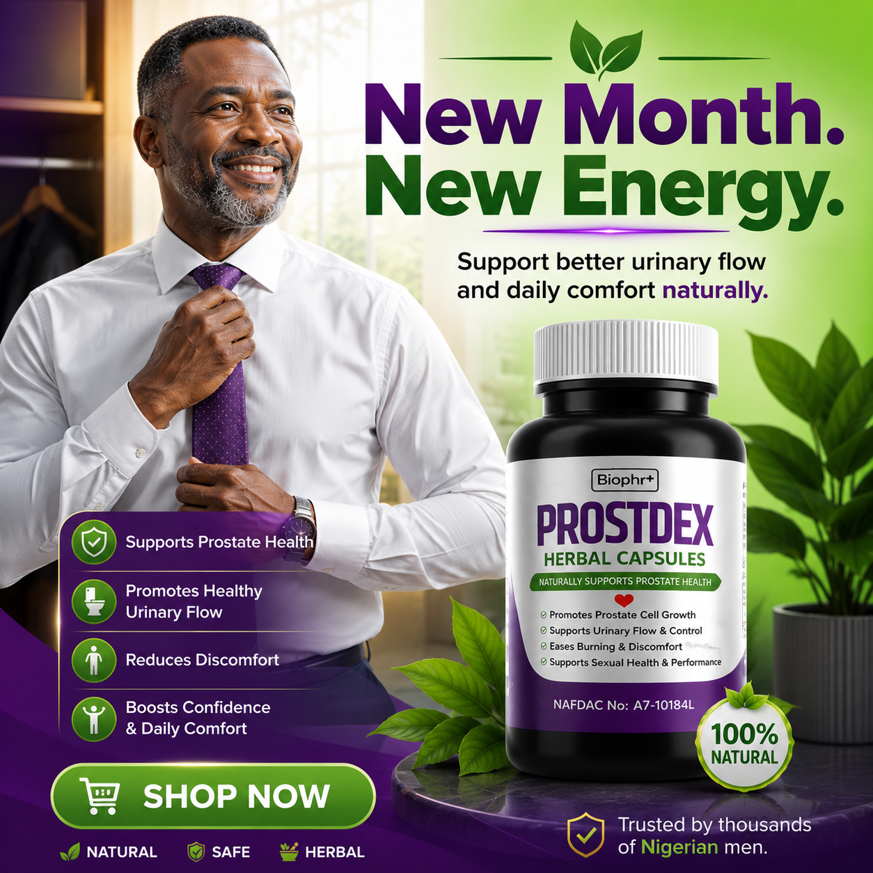 Prostate Health Solution Facebook ad