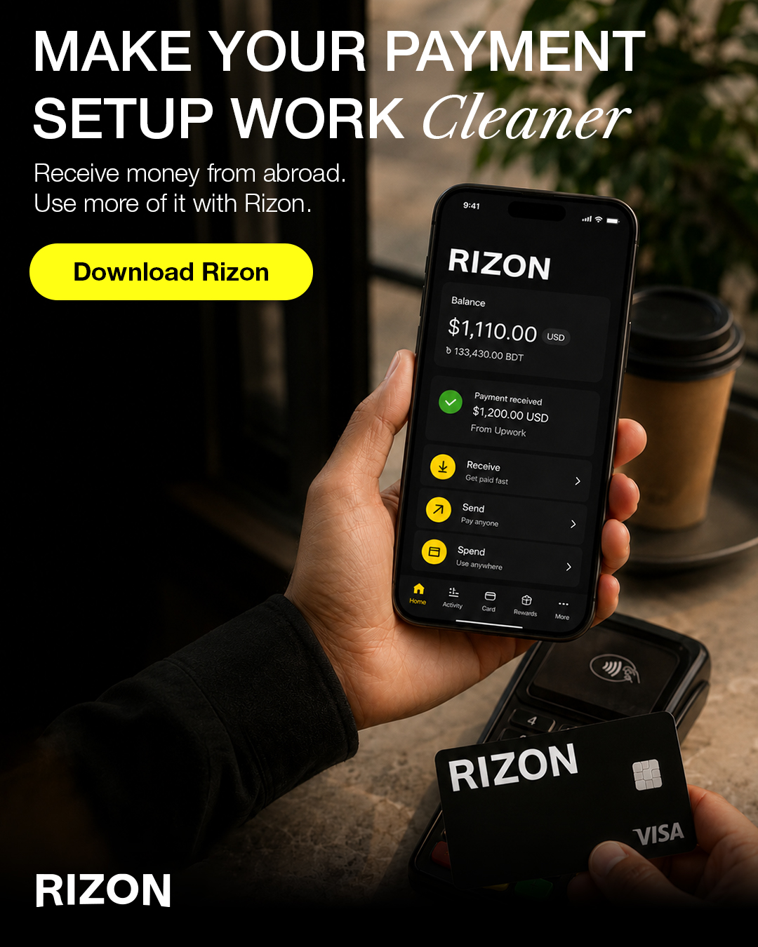 Rizon Facebook ad