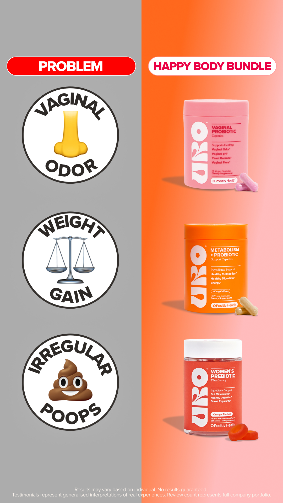O Positiv Facebook ad: Feel Better Naked