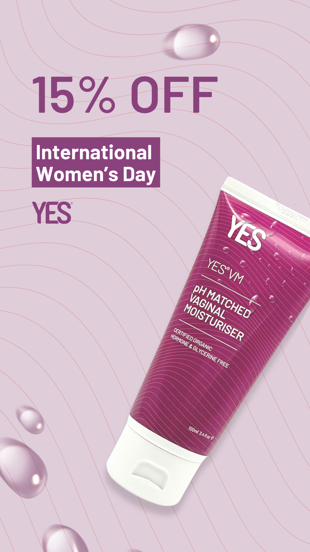 YES - The Organic Intimacy Company Facebook ad