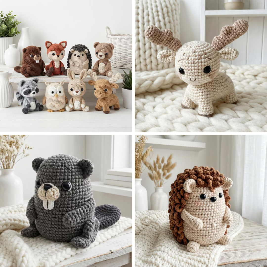 Fanttastticrochet Facebook ad: Amigurumi Forest Animals Crochet Pattern Bundle