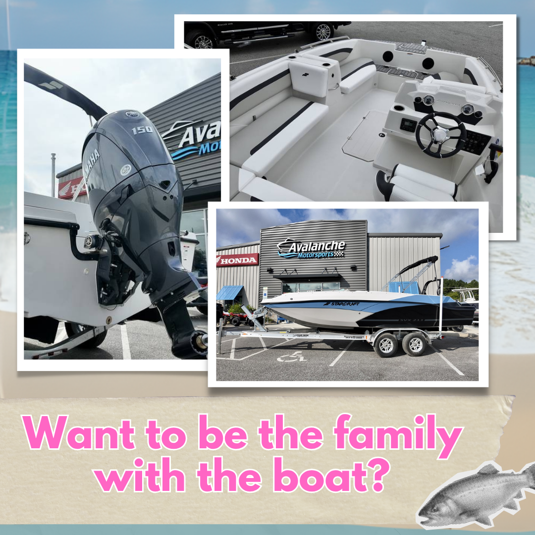 Avalanche Motorsports Facebook ad: Why be the family who has to find…