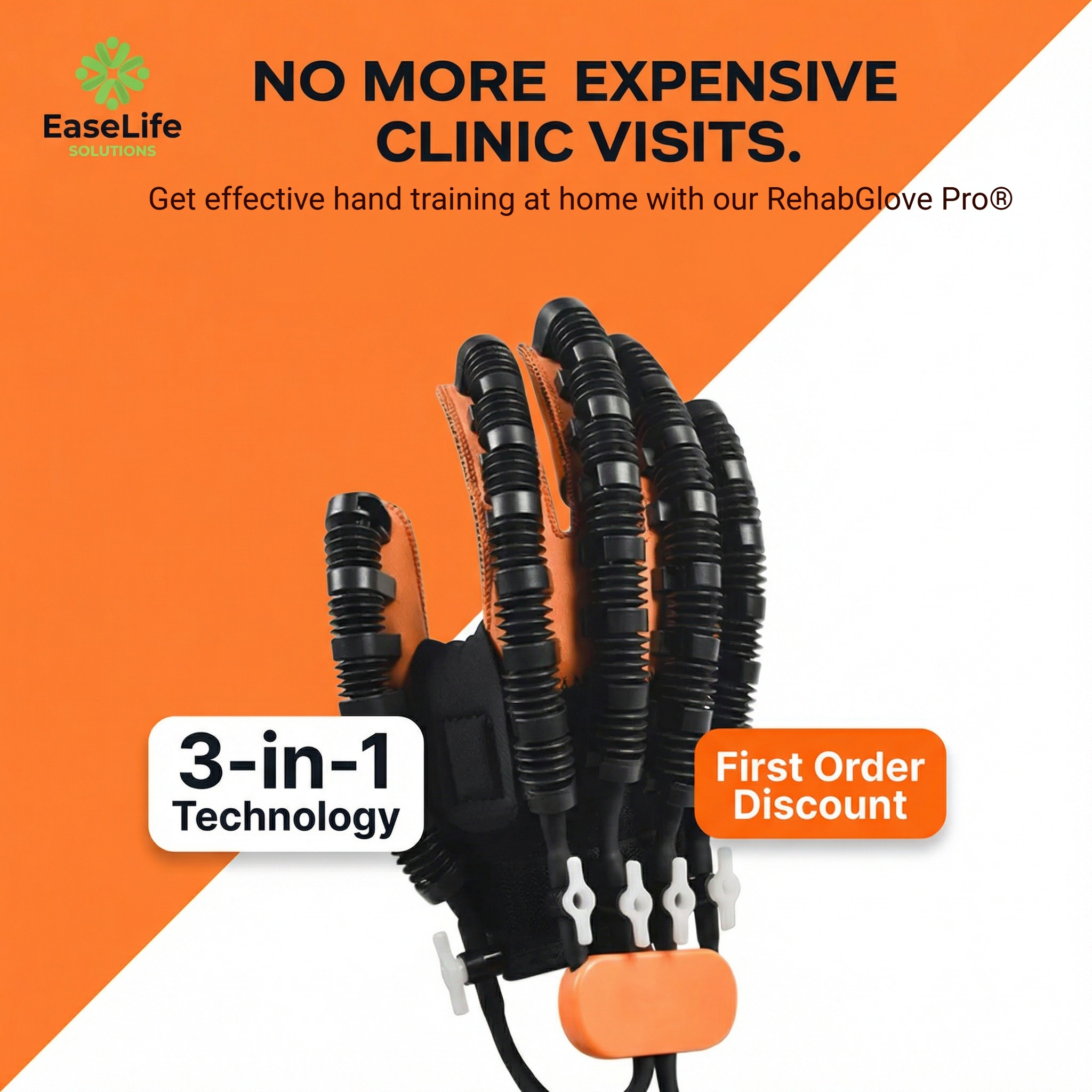 EaseLife Solutions Facebook ad: No More Expensive Clinic Visits