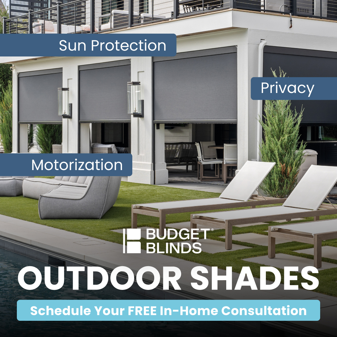 Budget Blinds Facebook ad: Designed For Your Home, By You