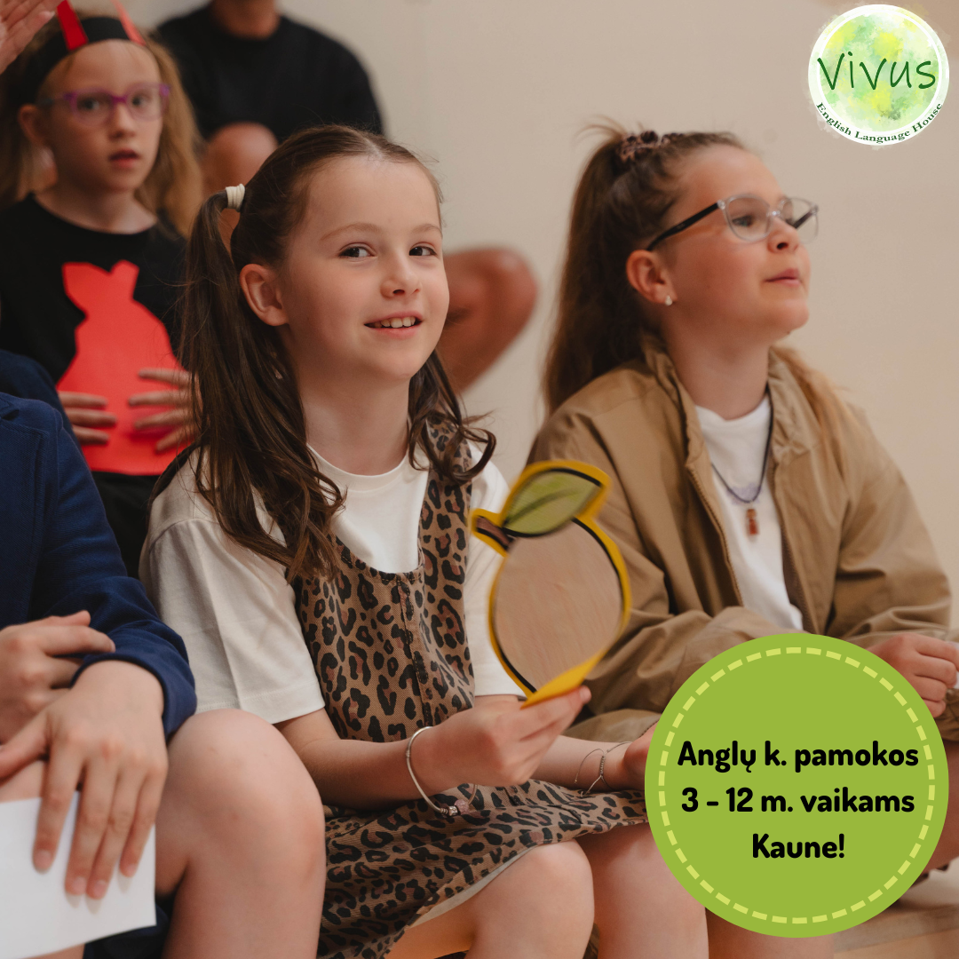 Vivus English Language House Facebook ad: Registruokitės čia
