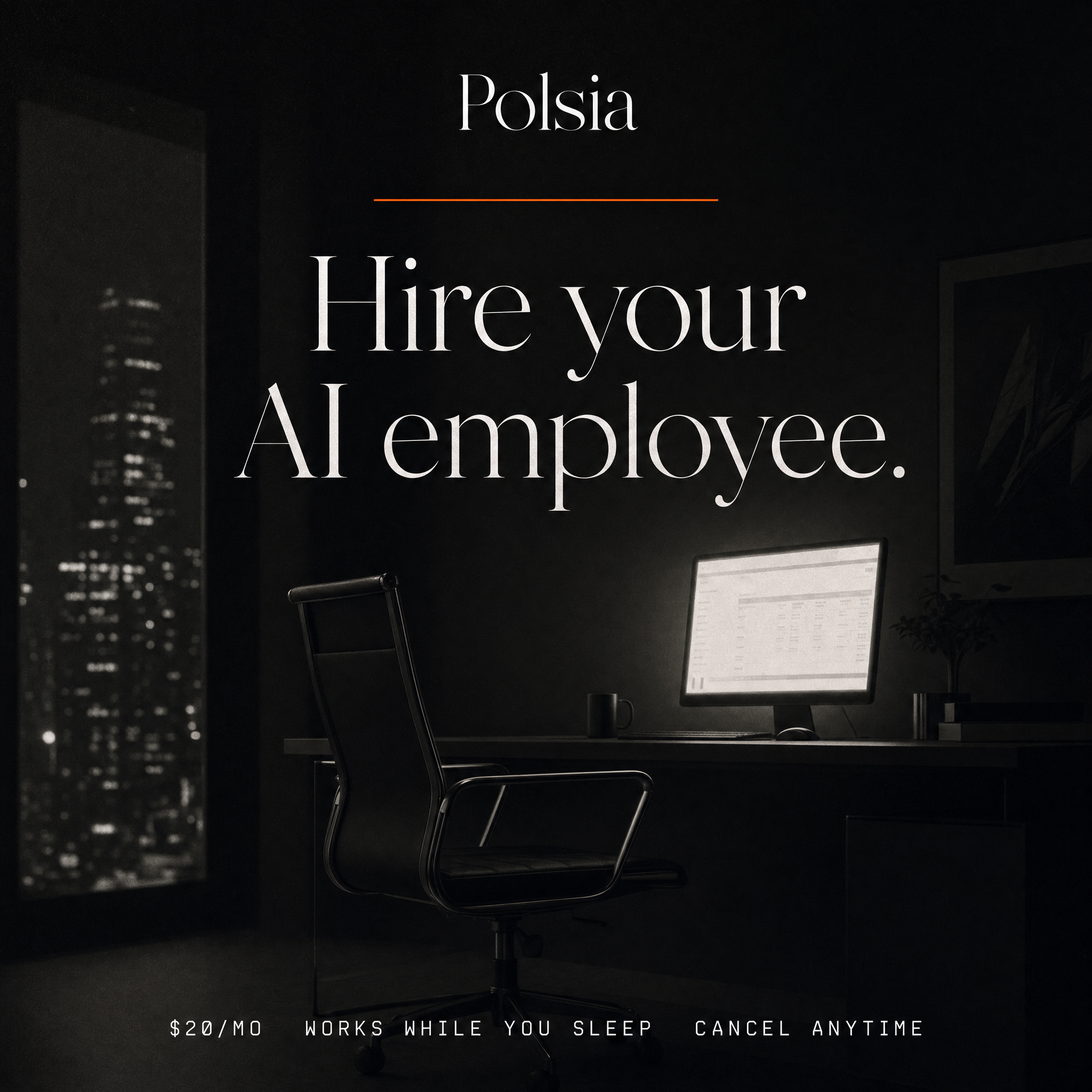 Polsia AI Facebook ad