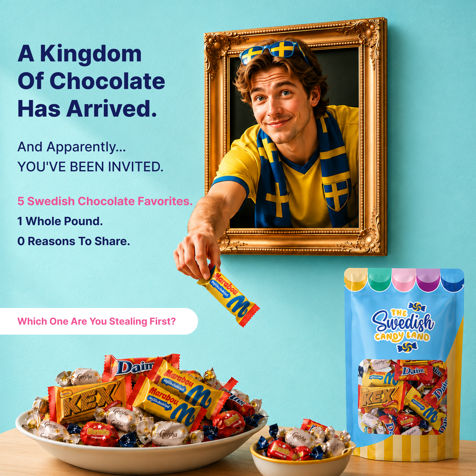 Swedish Candy Land Facebook ad