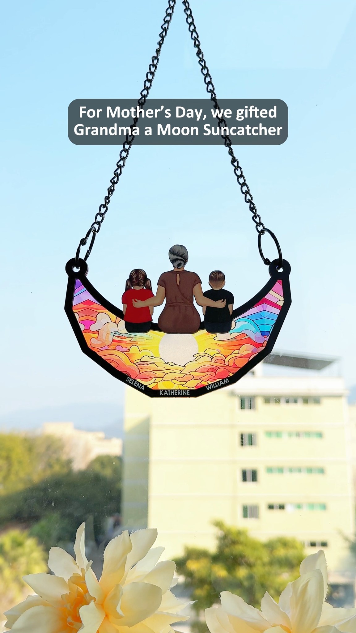 Wander Prints Unique Gift Facebook ad: Make Mother’s Day special with the Grandma and…