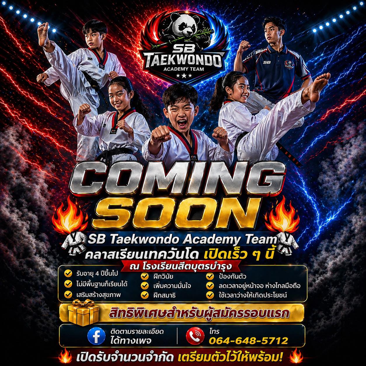 SB Taekwondo Academy Team Facebook ad