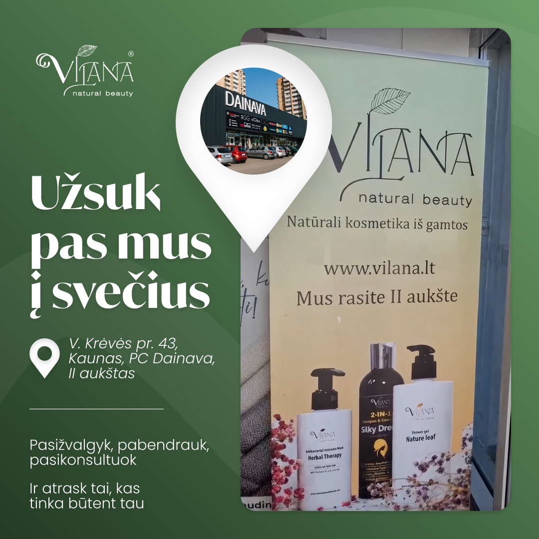 Vilana Natural Beauty Lietuva Facebook ad