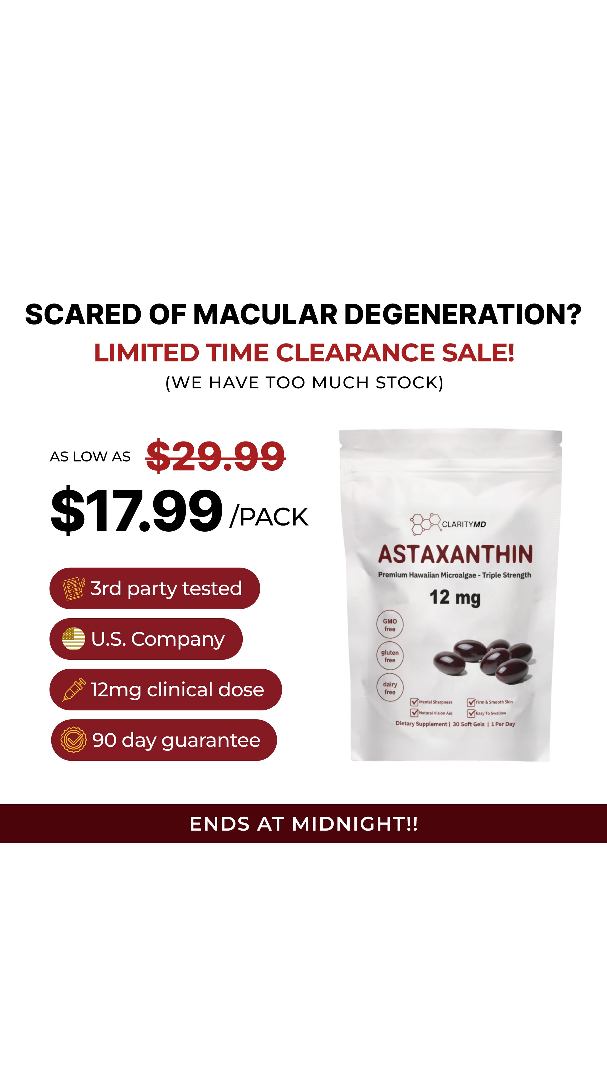 Clarity MD Facebook ad