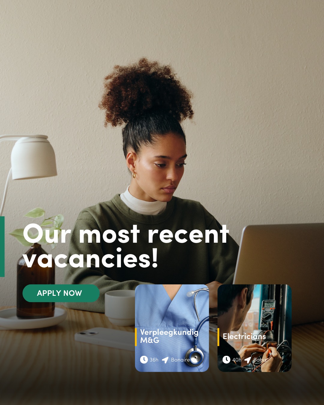Tempo Bonaire Facebook ad: Your next job could be closer than you…