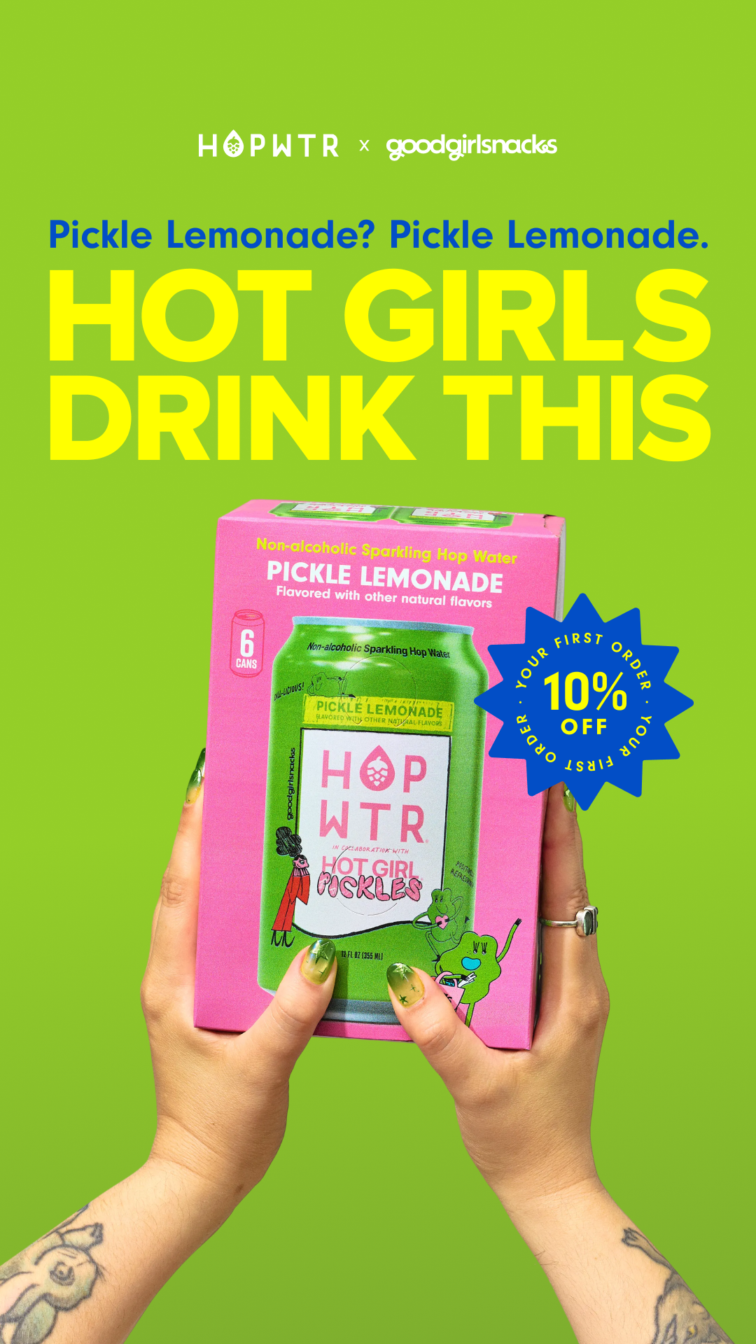 HOP WTR Facebook ad from Jun 25, 2026