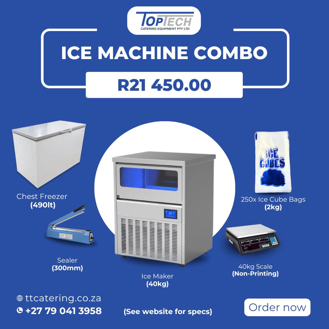 TopTech Catering Equipment Facebook ad: The Ultimate Ice Setup!
