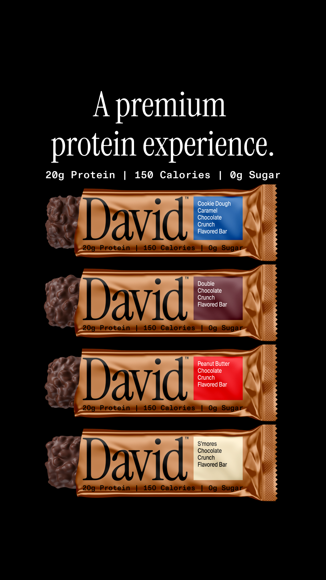 David Protein Facebook ad