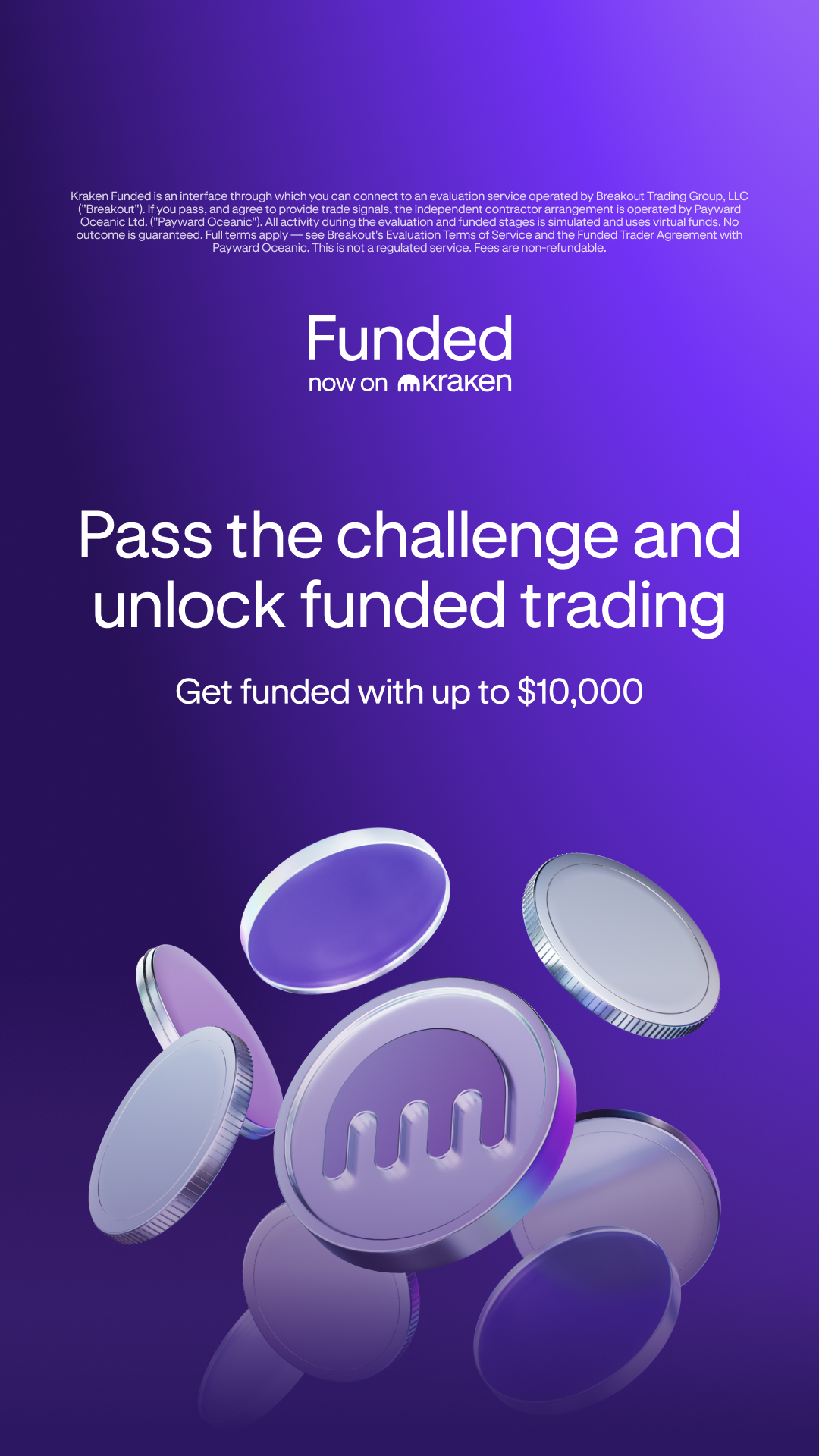 Kraken Digital Asset Exchange Facebook ad from Jul 30, 2026
