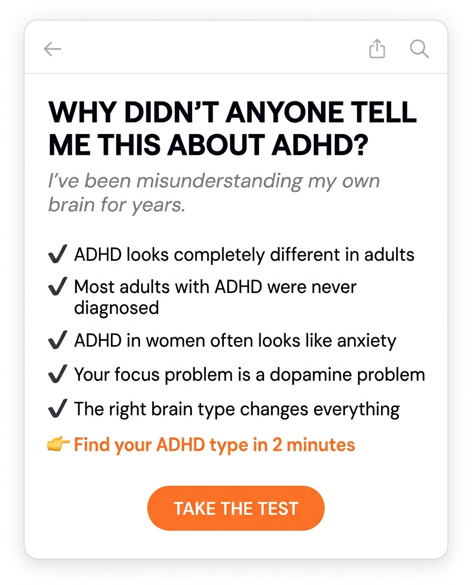 Personality Test: Created by Experts  Facebook ad