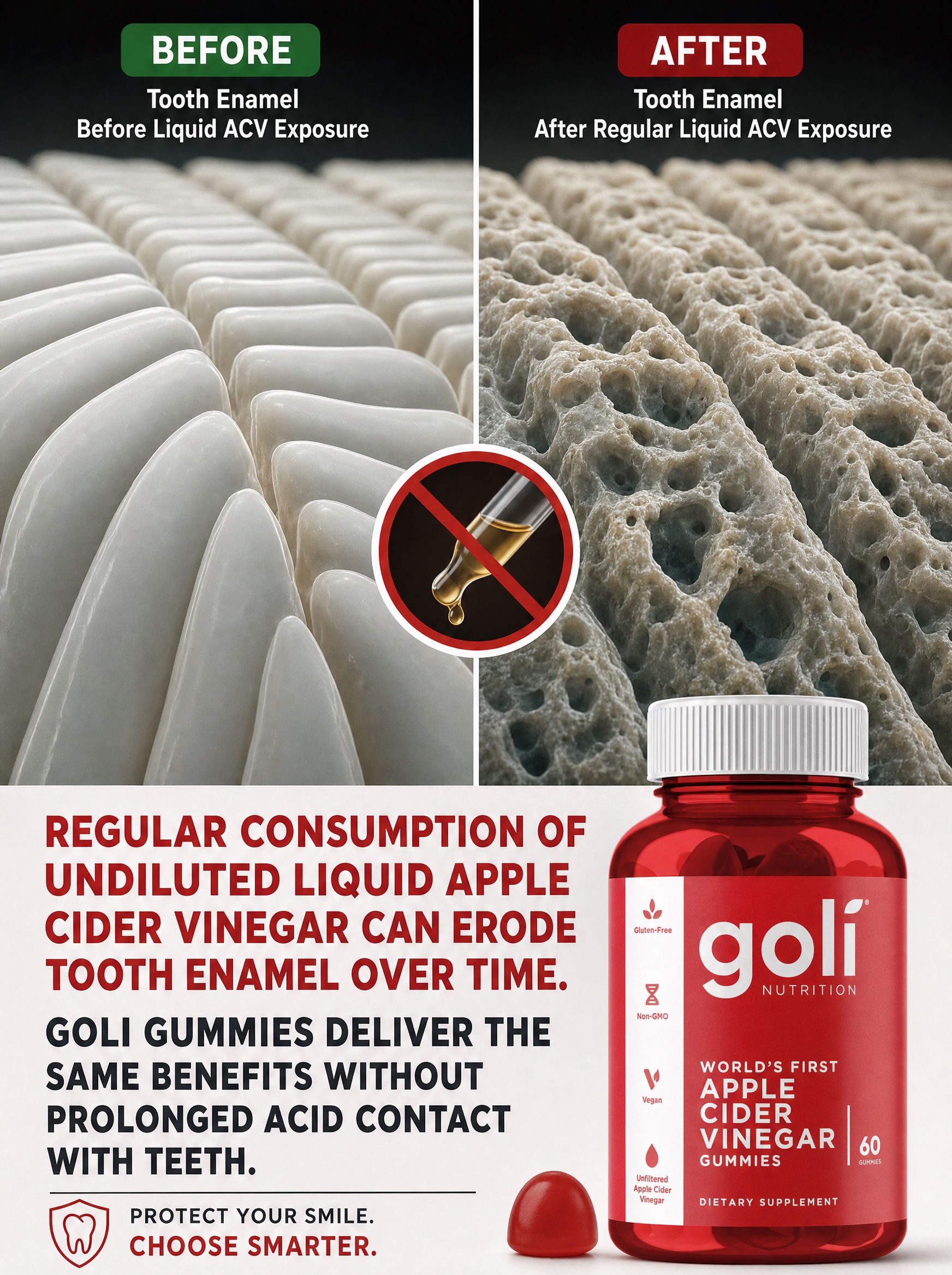 Goli Facebook ad: OVER 60% OFF + 100% FREE Shipping