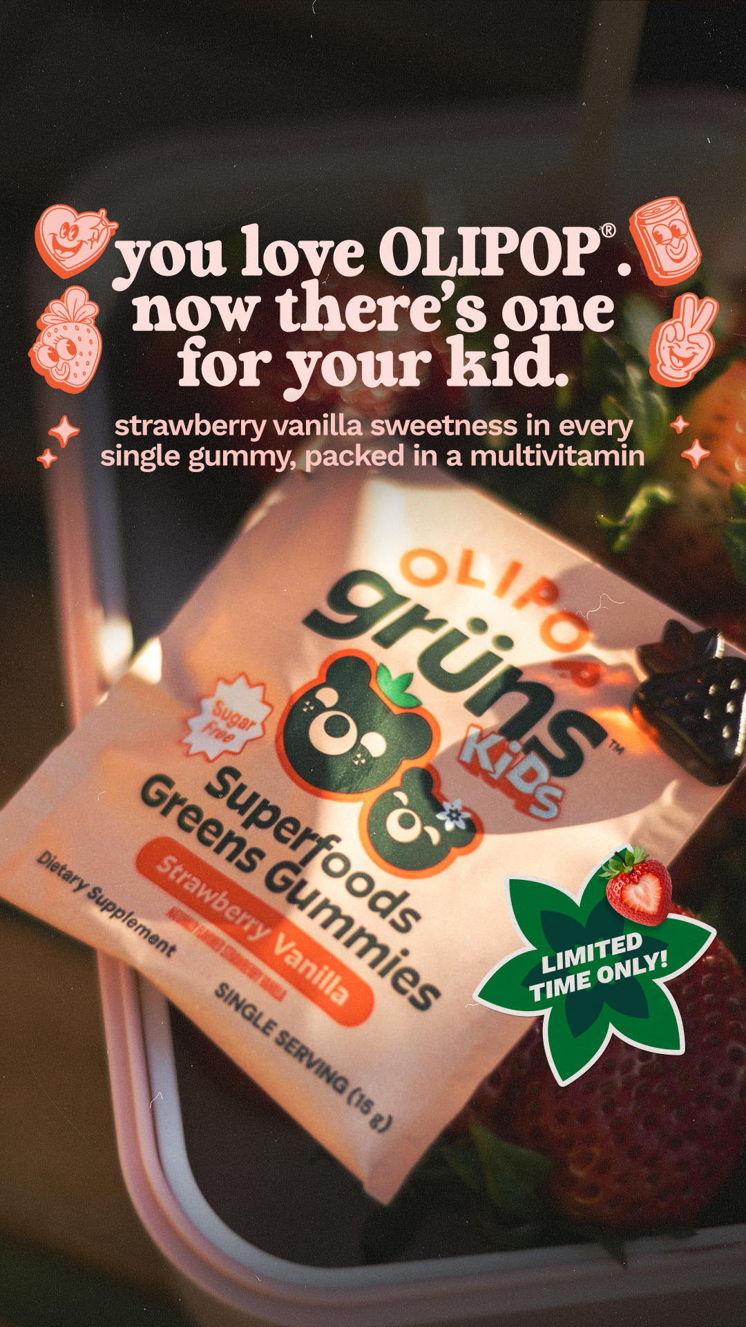 Grüns Kids Facebook ad