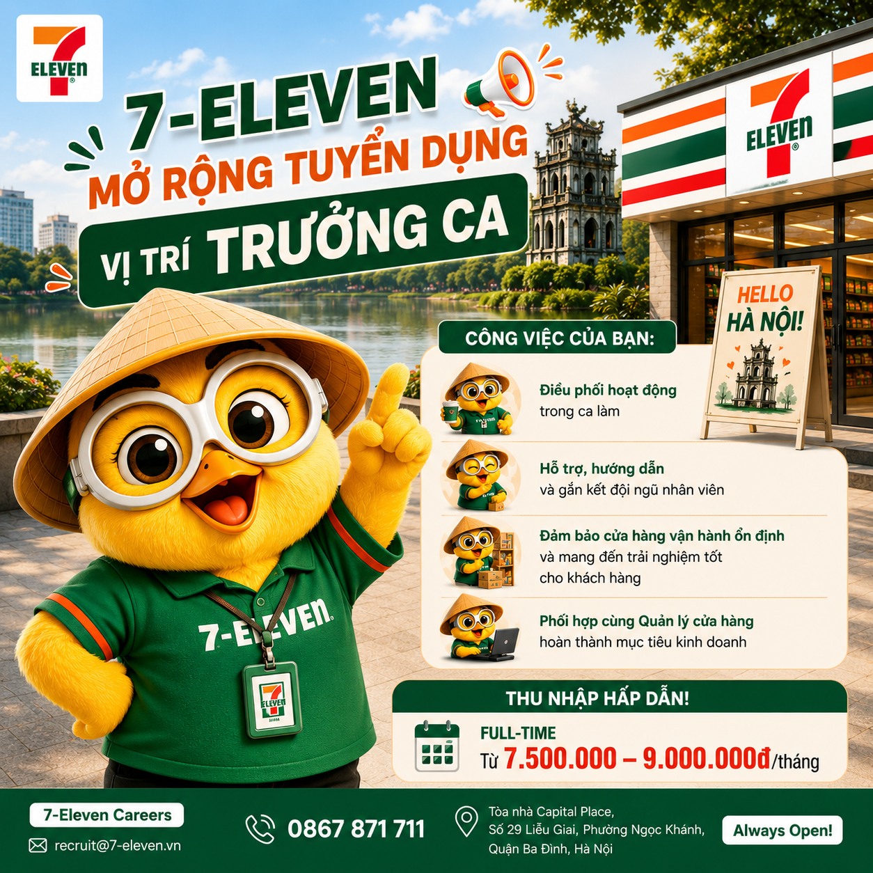 7-Eleven Vietnam Careers Facebook ad