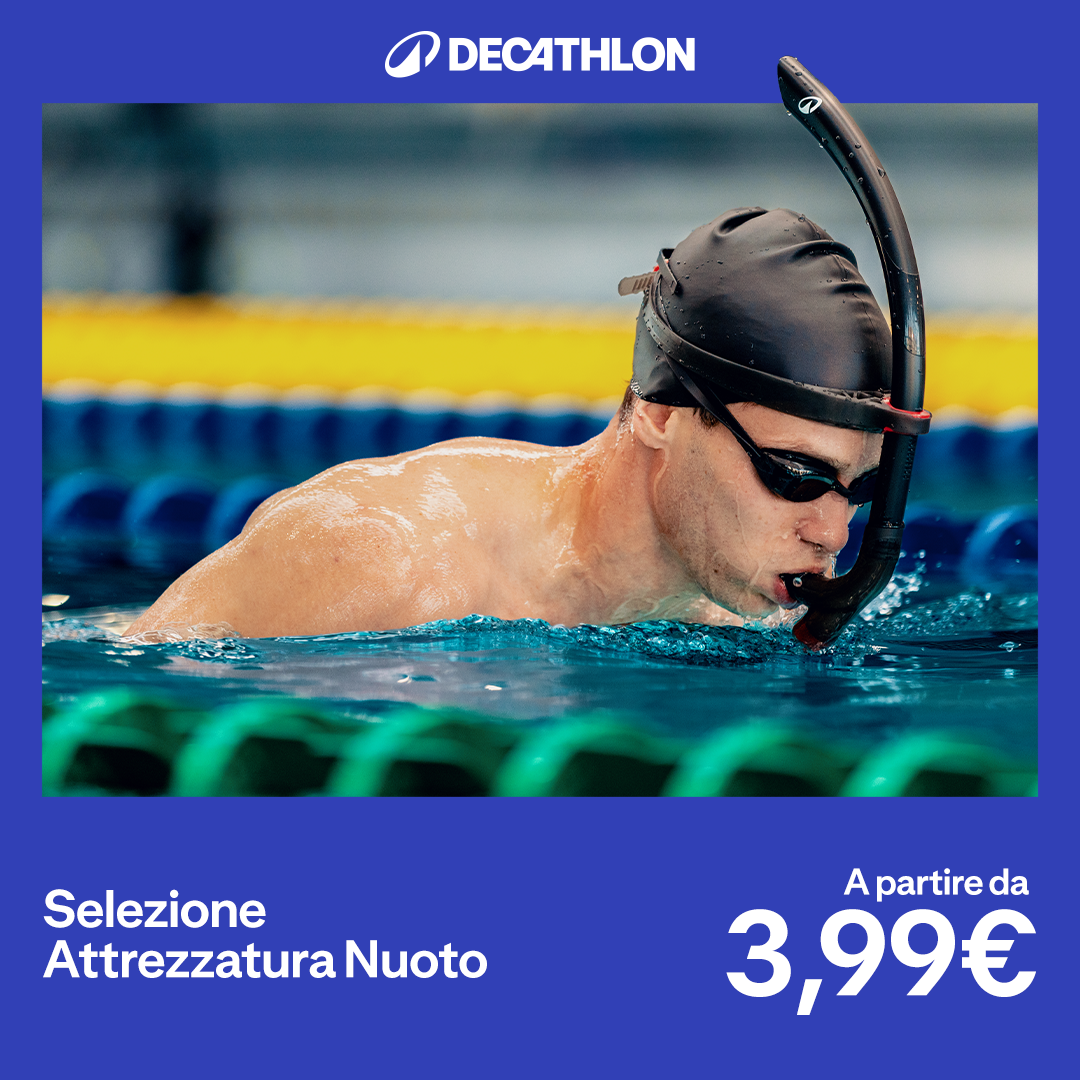 Decathlon Italia Facebook ad: Attrezzatura da nuoto