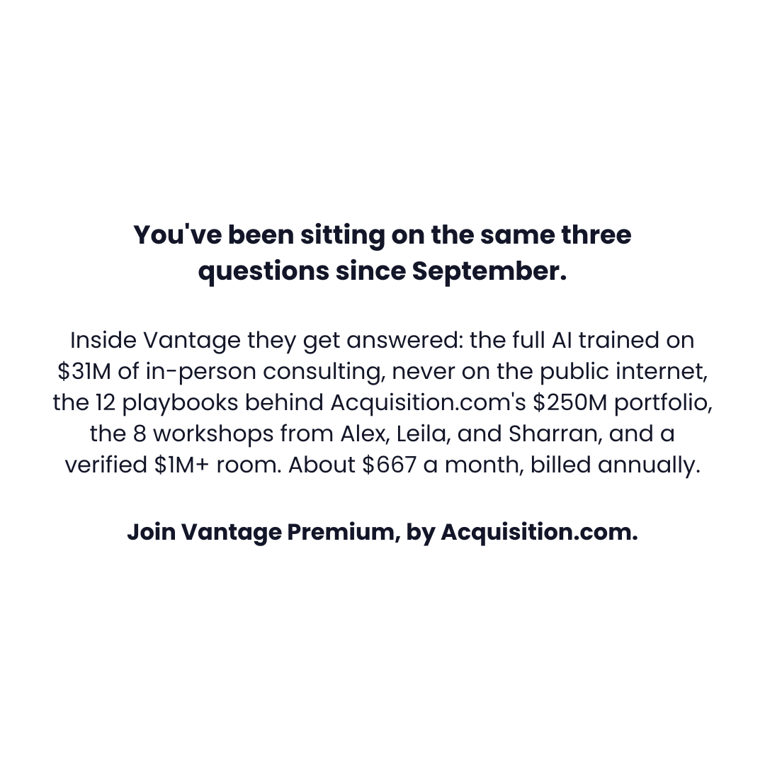 Alex Hormozi Facebook ad