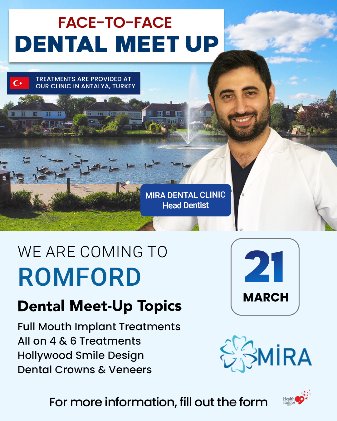 Mira Dental Turkey Facebook ad from Feb 17, 2026