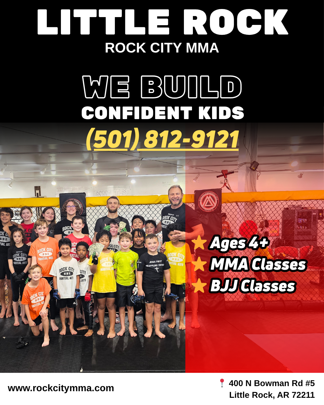 Rock City MMA Facebook ad: 2 Weeks of Martial Arts for Your Child