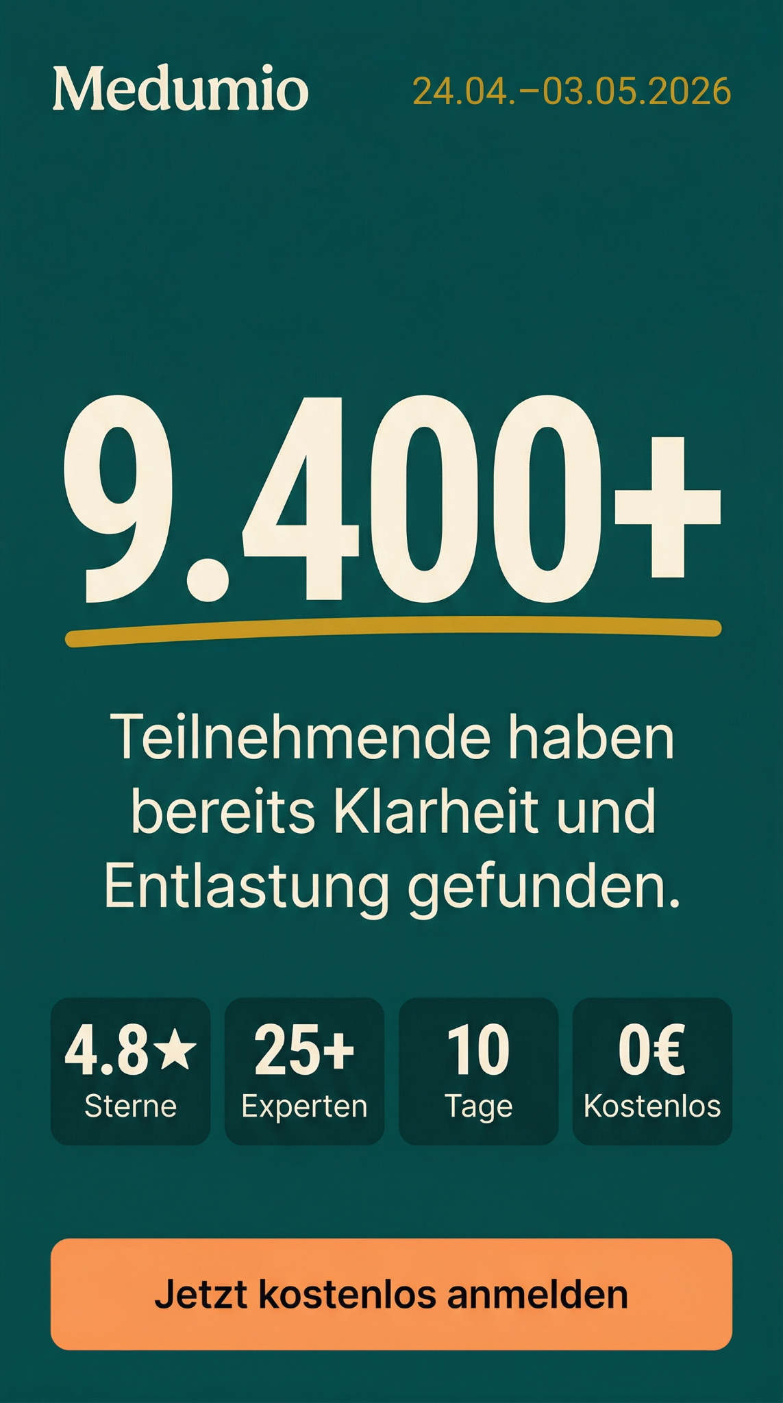 Medumio - Wissen, was hilft. Wissen, das hilft. Facebook ad