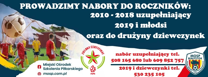 Miejski Ośrodek Szkolenia Piłkarskiego Sokołów Białystok Facebook ad: Miejski Ośrodek Szkolenia Piłkarskiego Sokołów Białystok