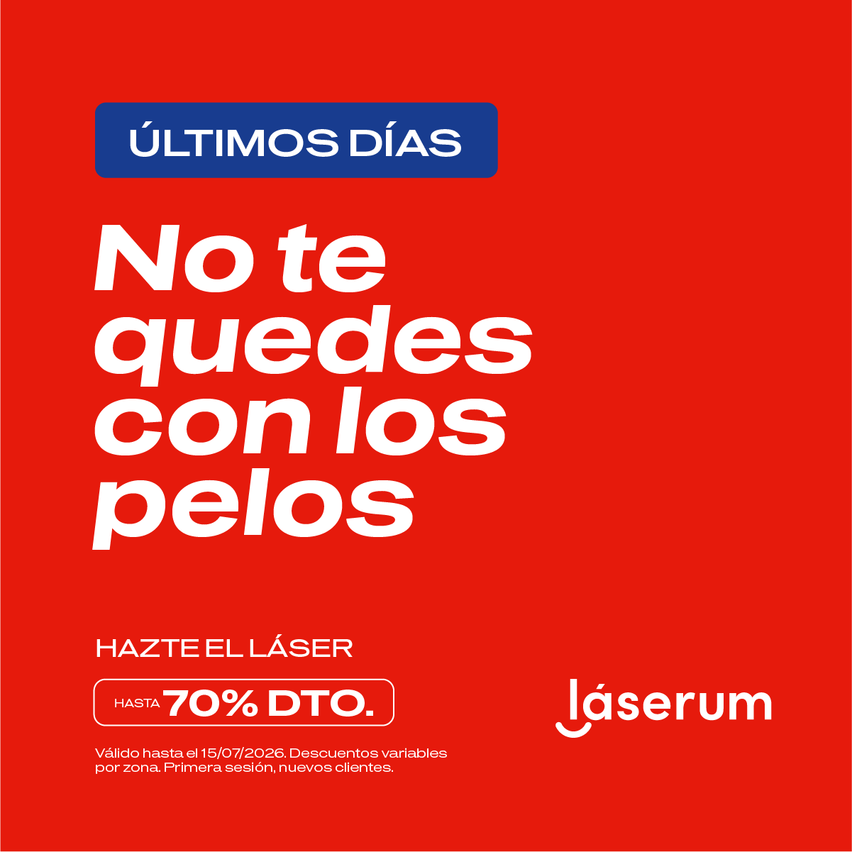 Láserum Facebook ad
