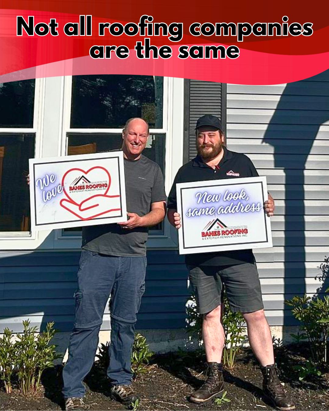 Banes Roofing, Inc. Facebook ad