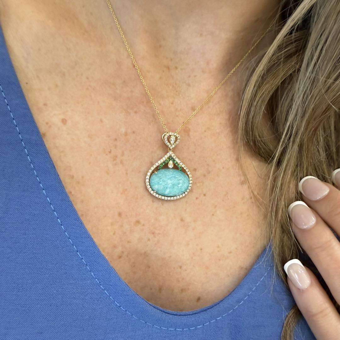 Juniker Jewelry Co. Facebook ad: Soft, coastal tones wrapped in a little sparkle-this…
