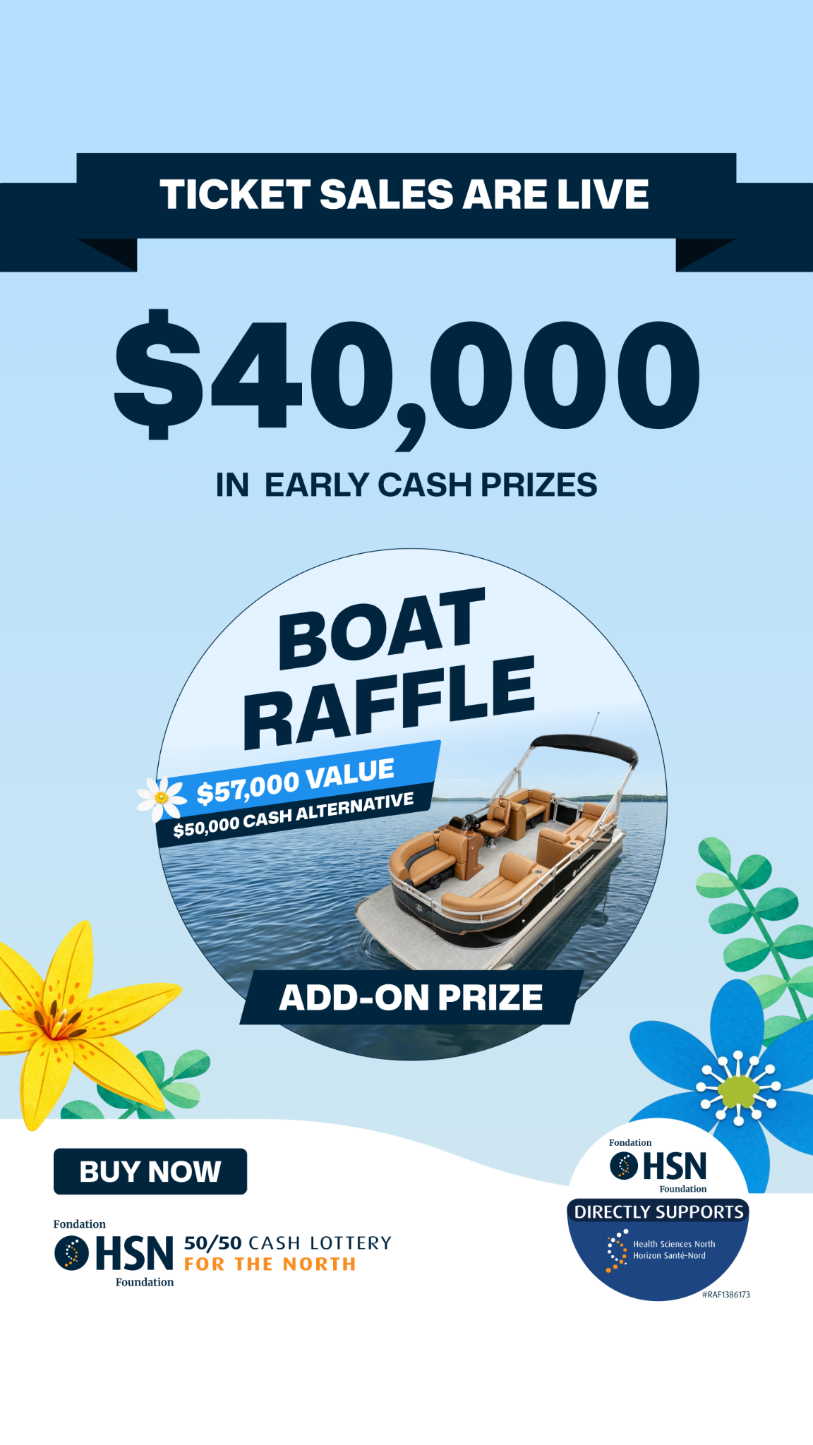 HSN 50/50 Facebook ad