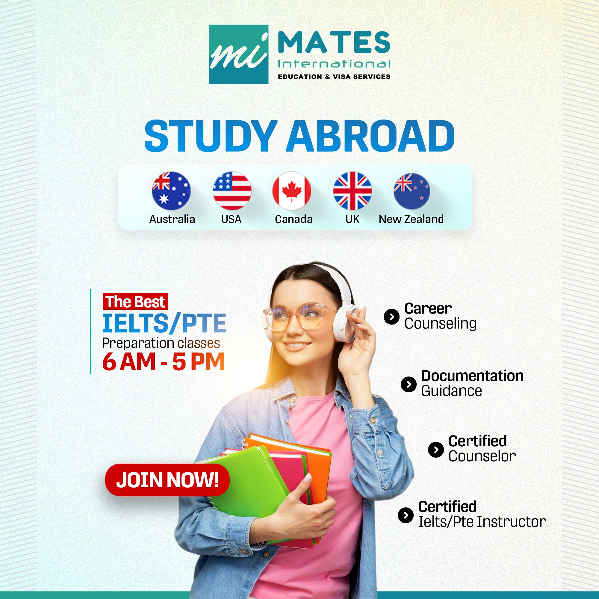 Mates International, Narayangarh, Chitwan Facebook ad: 6AM देखि 5PM सम्म IELTS/PTE Classes सुरु भइसक्यो!