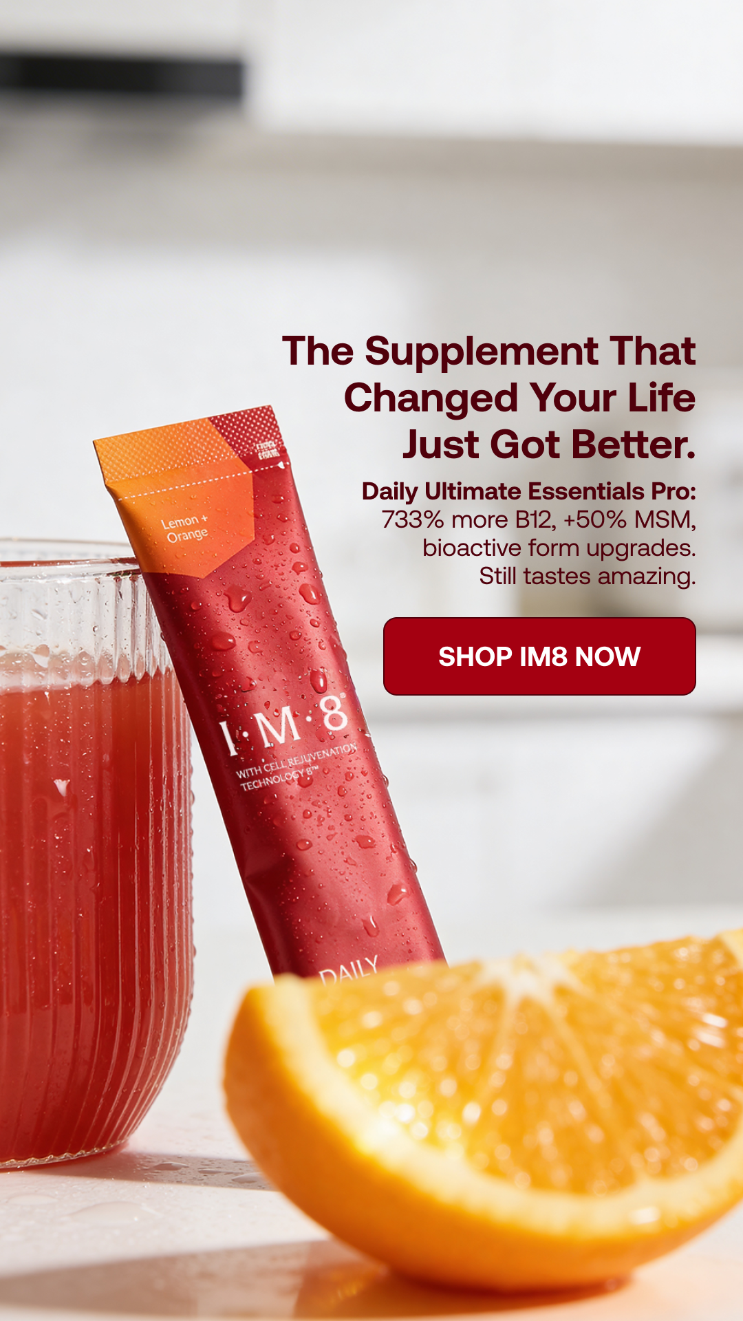 IM8 Health Facebook ad